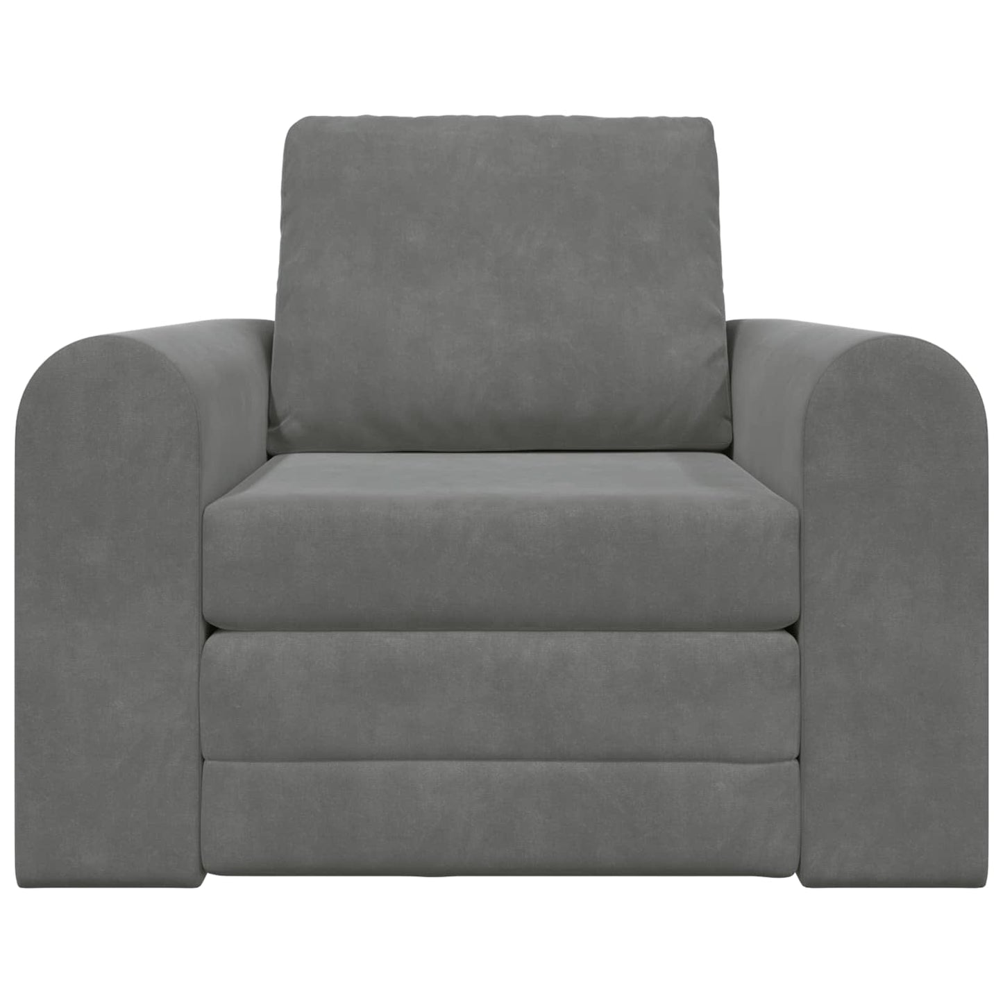 Divano letto Grigio scuro 98 x 71 x 83 cm Velluto | homemem39
