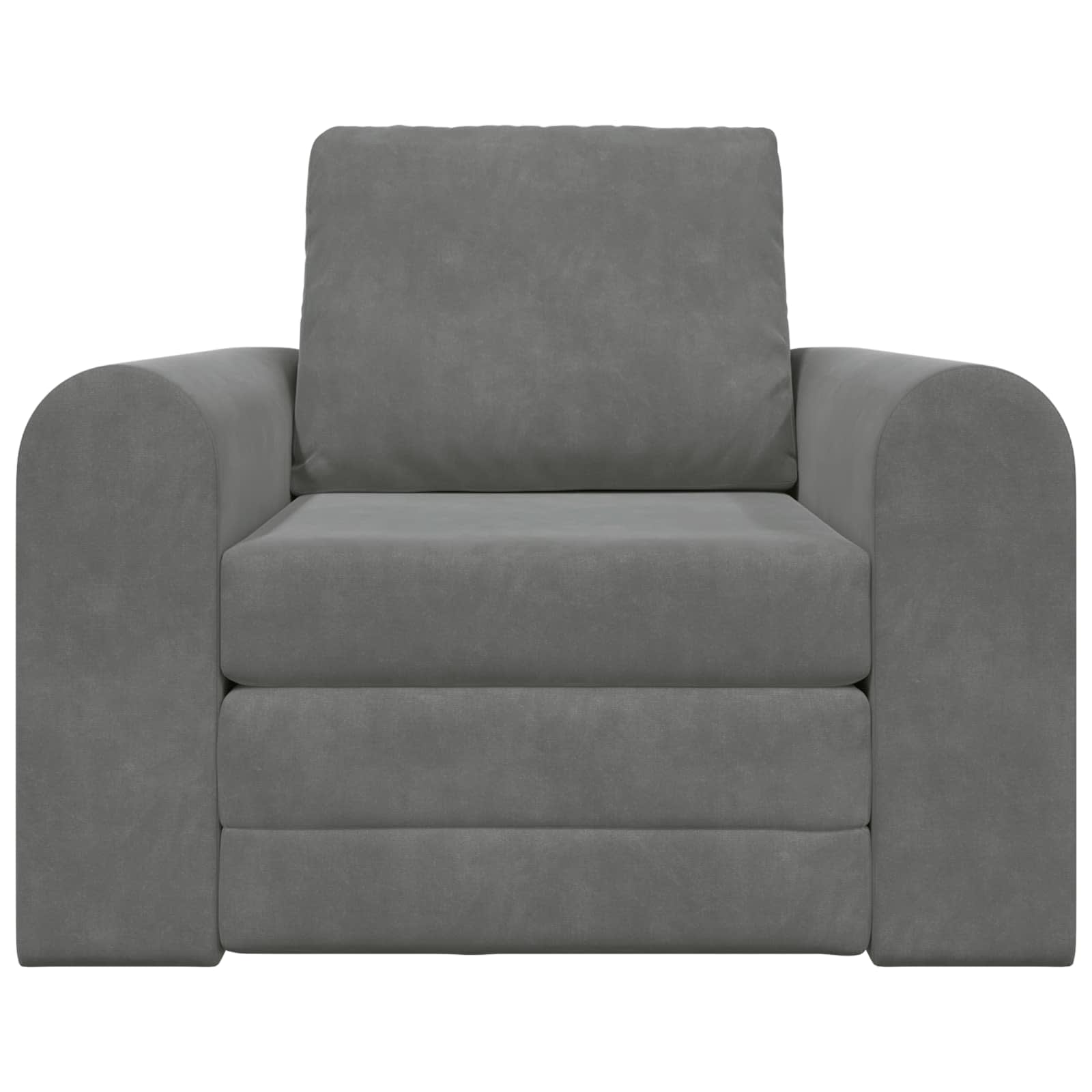 Divano letto Grigio scuro 98 x 71 x 83 cm Velluto | homemem39
