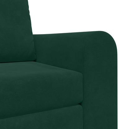 Divano letto Verde Scuro 98 x 71 x 83 cm Velluto | homemem39