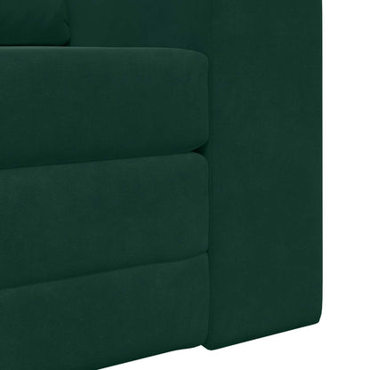 Divano letto Verde Scuro 98 x 71 x 83 cm Velluto | homemem39