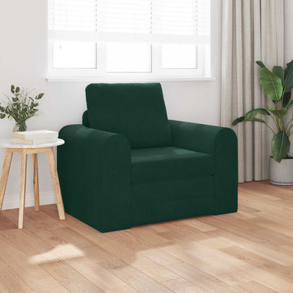 Divano letto Verde Scuro 98 x 71 x 83 cm Velluto | homemem39