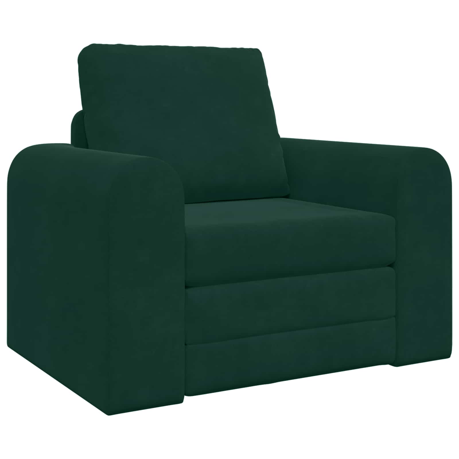 Divano letto Verde Scuro 98 x 71 x 83 cm Velluto | homemem39