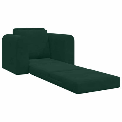 Divano letto Verde Scuro 98 x 71 x 83 cm Velluto | homemem39