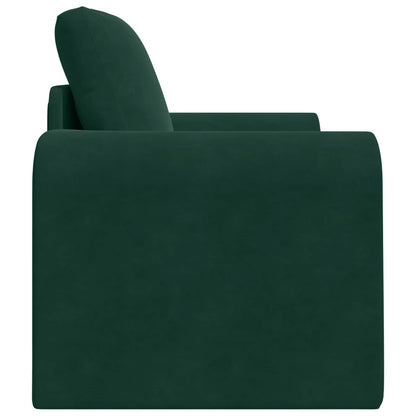 Divano letto Verde Scuro 98 x 71 x 83 cm Velluto | homemem39