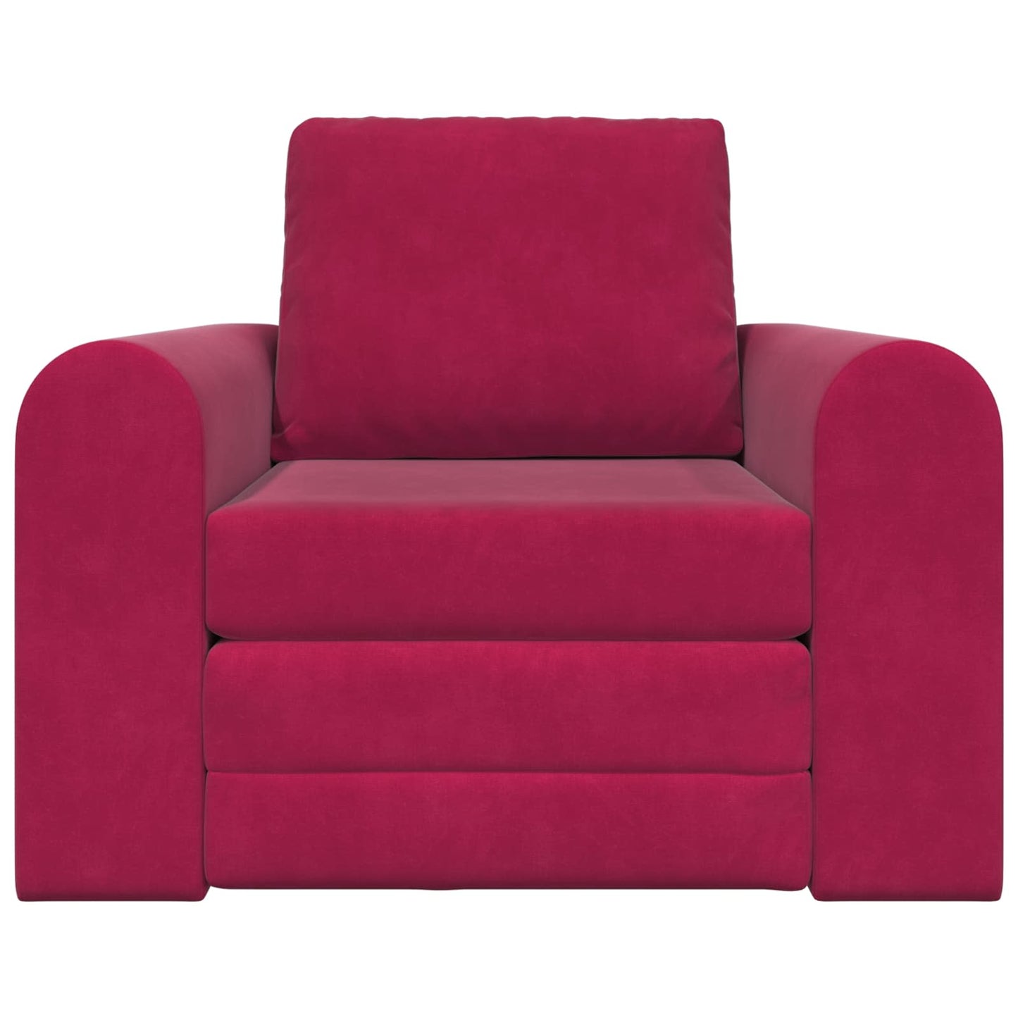 Divano letto Rosso Vino 98 x 71 x 83 cm Velluto