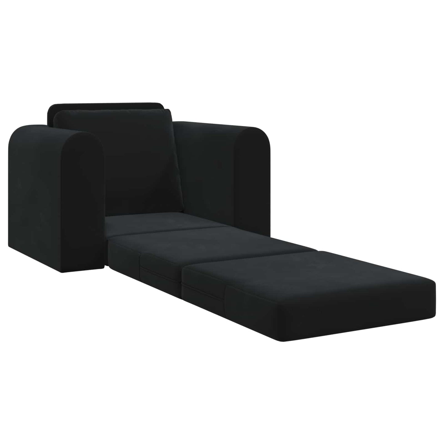Divano letto Nero 98 x 71 x 83 cm Velluto