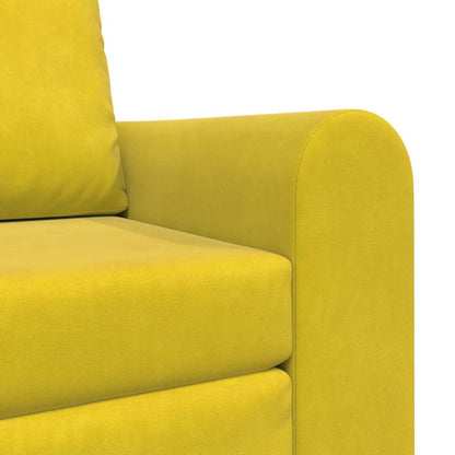 Divano letto Giallo 98 x 71 x 83 cm Velluto - homemem39
