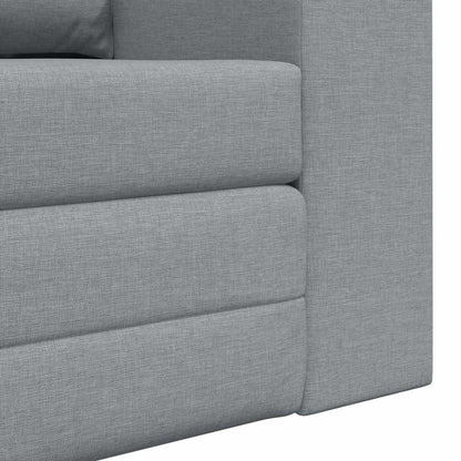 Divano letto Grigio chiaro 148 x 71 x 83 cm Tessuto - homemem39