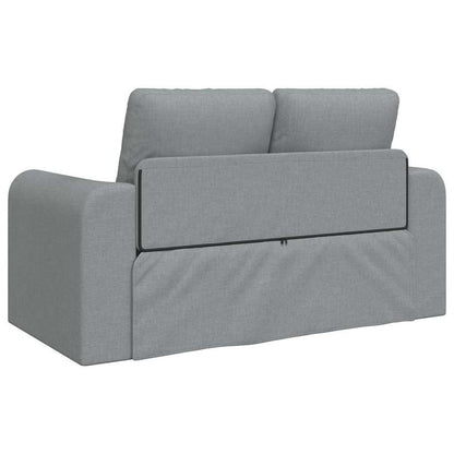 Divano letto Grigio chiaro 148 x 71 x 83 cm Tessuto - homemem39