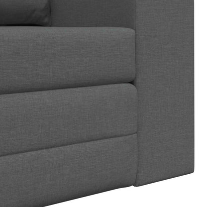 Divano letto Grigio scuro 148 x 71 x 83 cm Tessuto - homemem39