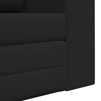 Divano letto 60cm Nero Tessuto