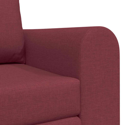 Divano letto 60cm Rosso Vino Tessuto