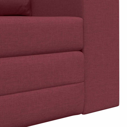 Divano letto 60cm Rosso Vino Tessuto