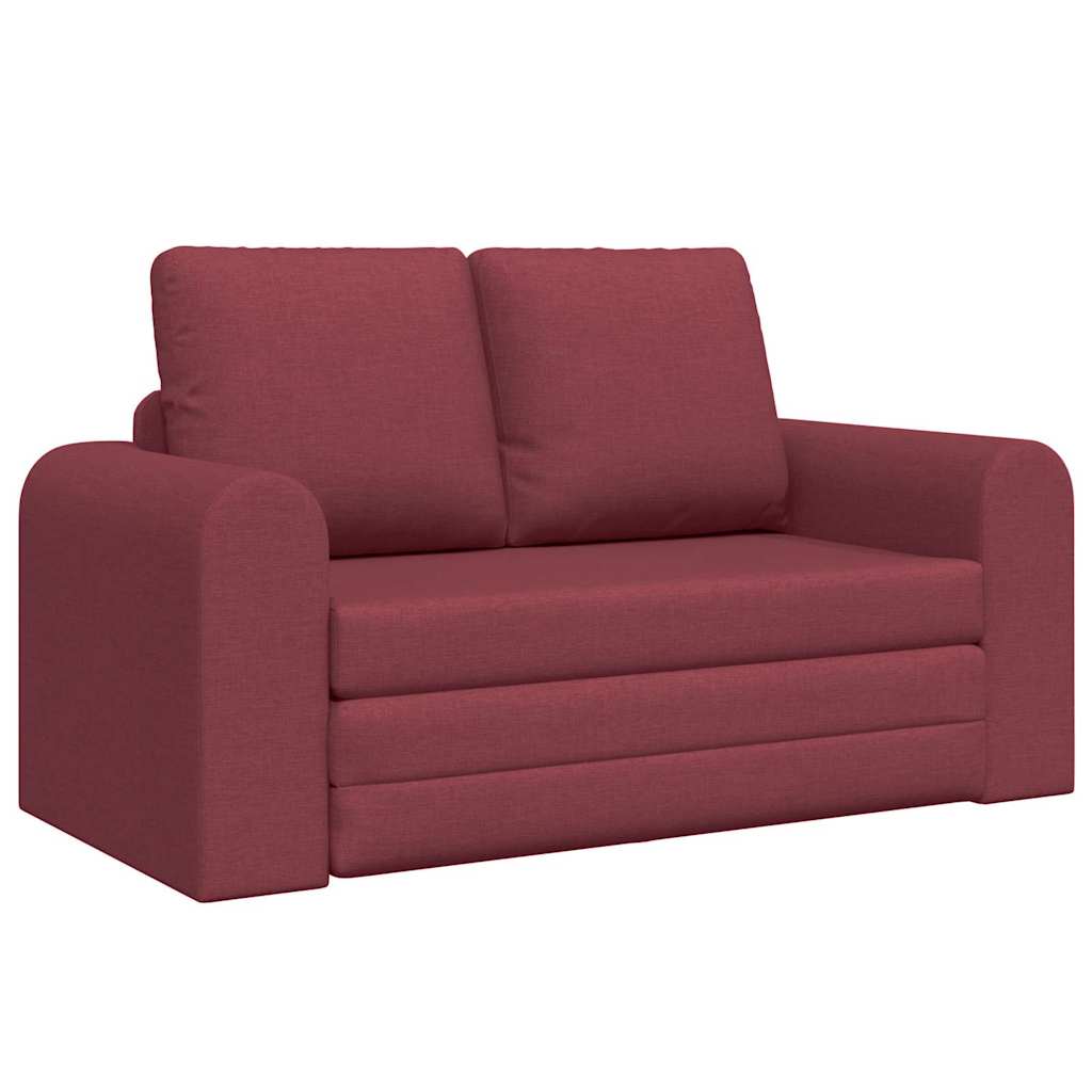 Divano letto 60cm Rosso Vino Tessuto