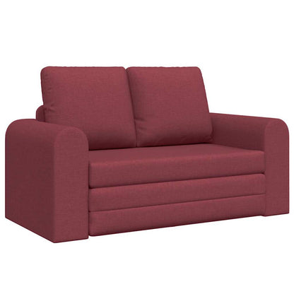 Divano letto 60cm Rosso Vino Tessuto
