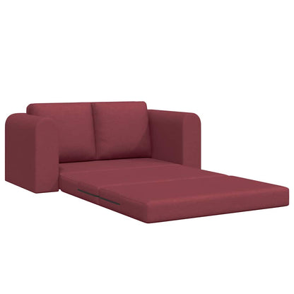 Divano letto 60cm Rosso Vino Tessuto