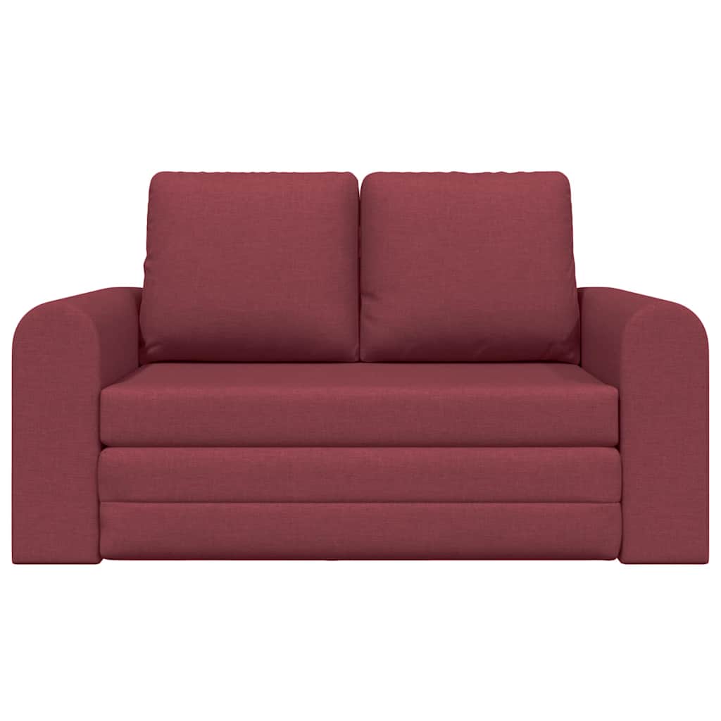 Divano letto 60cm Rosso Vino Tessuto