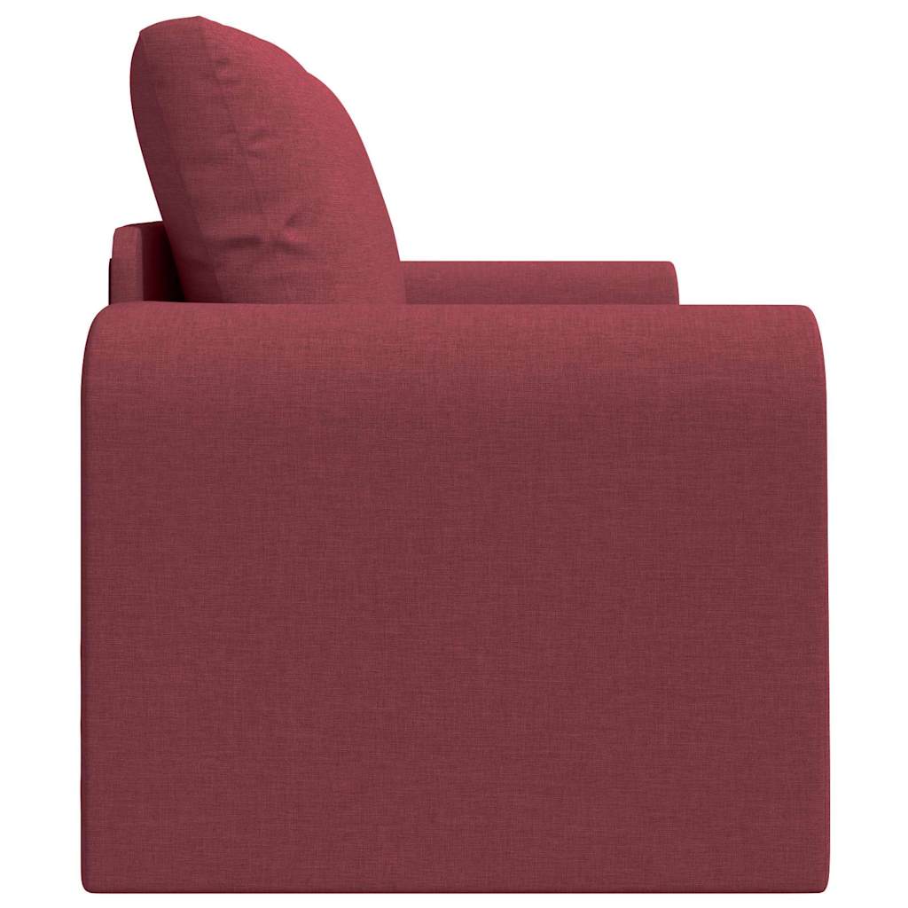 Divano letto 60cm Rosso Vino Tessuto