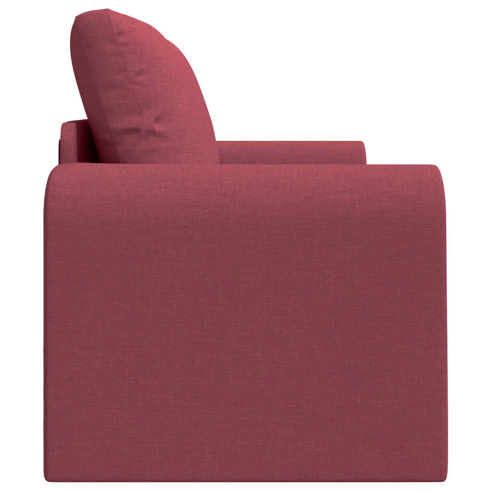 Divano letto 60cm Rosso Vino Tessuto | homemem39