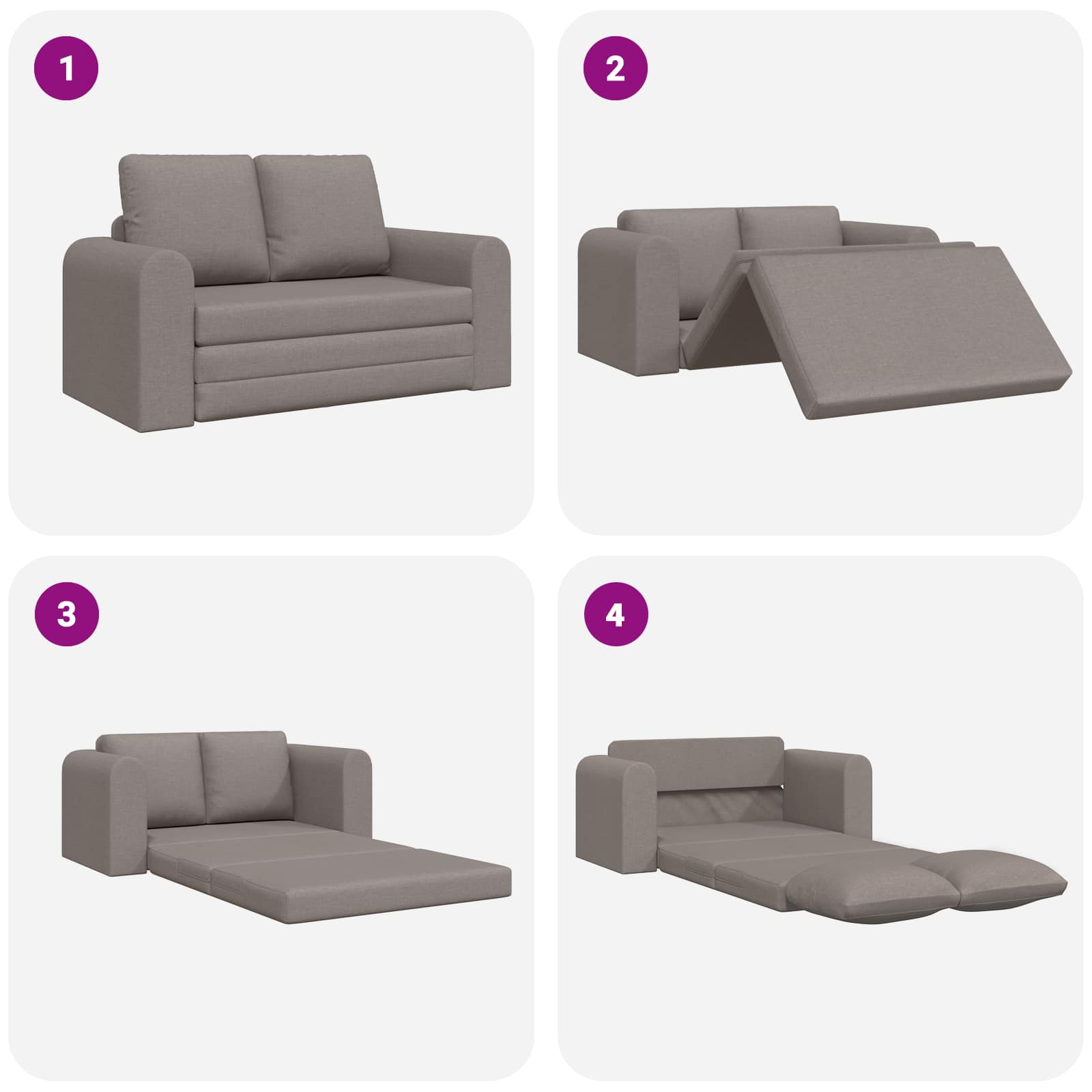 Divano letto 60cm Talpa Tessuto | homemem39