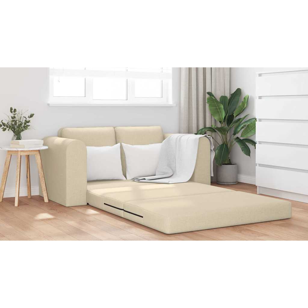 Divano letto 60cm Crema Tessuto