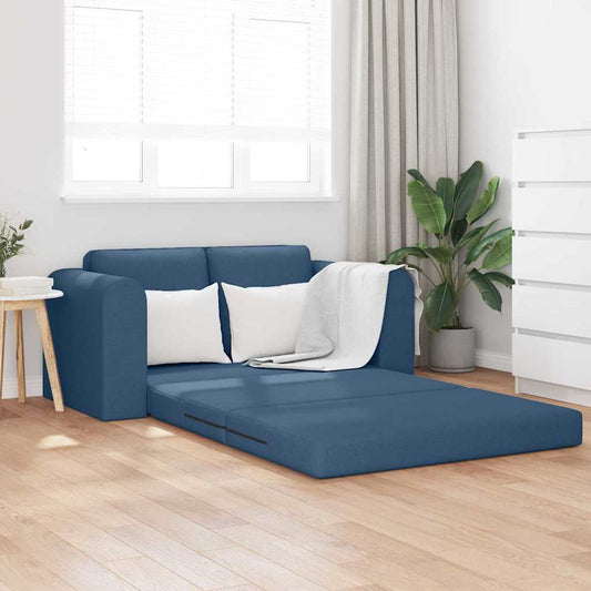 Divano letto 60cm Blu Tessuto - homemem39