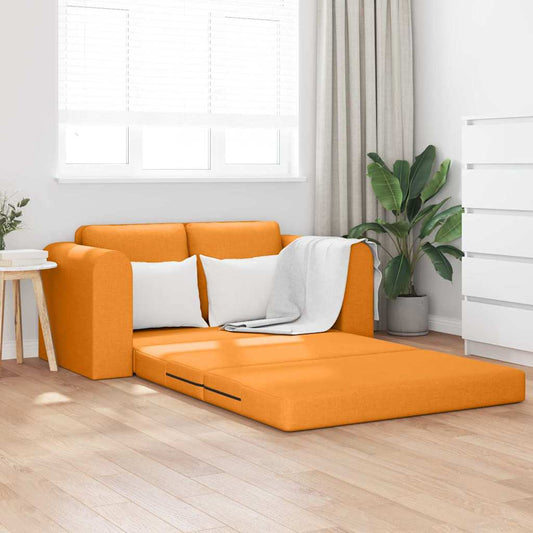 Divano letto 60cm Giallo Scuro Tessuto