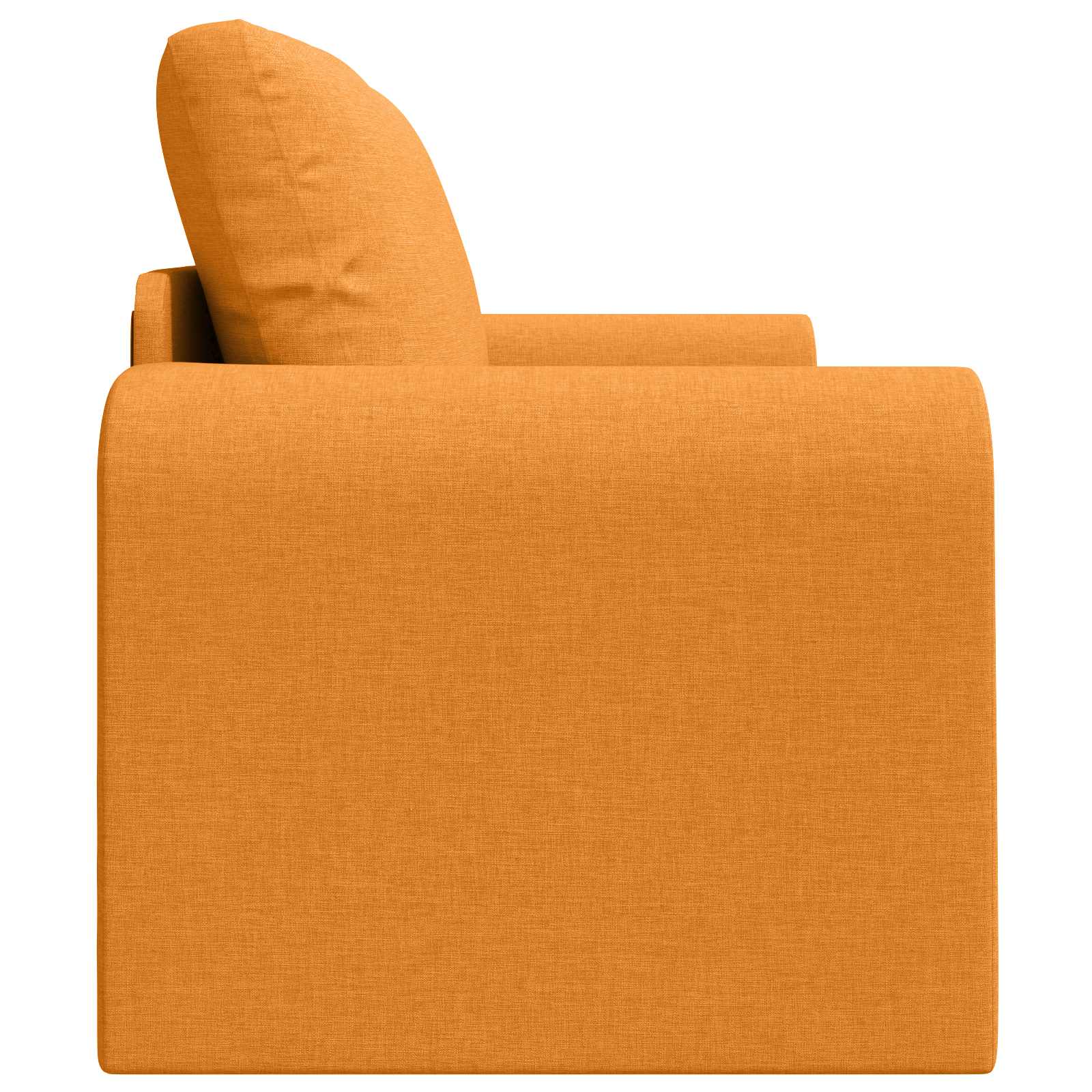 Divano letto 60cm Giallo Scuro Tessuto | homemem39