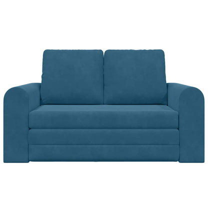 Divano letto 60cm Blu Velluto - homemem39
