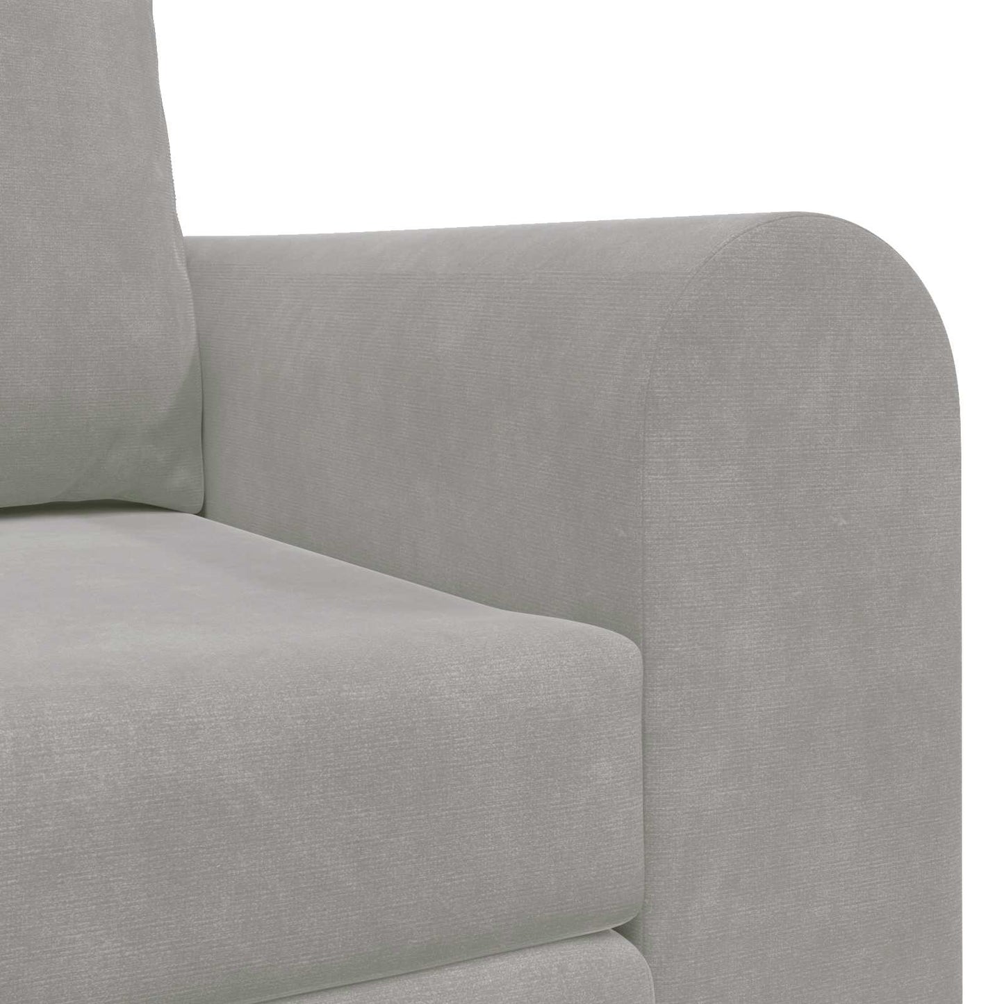 Divano letto Grigio chiaro 148 x 71 x 83 cm Velluto