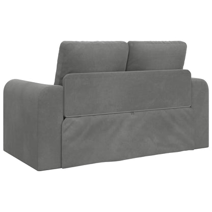 Divano letto Grigio scuro 148 x 71 x 83 cm Velluto | homemem39