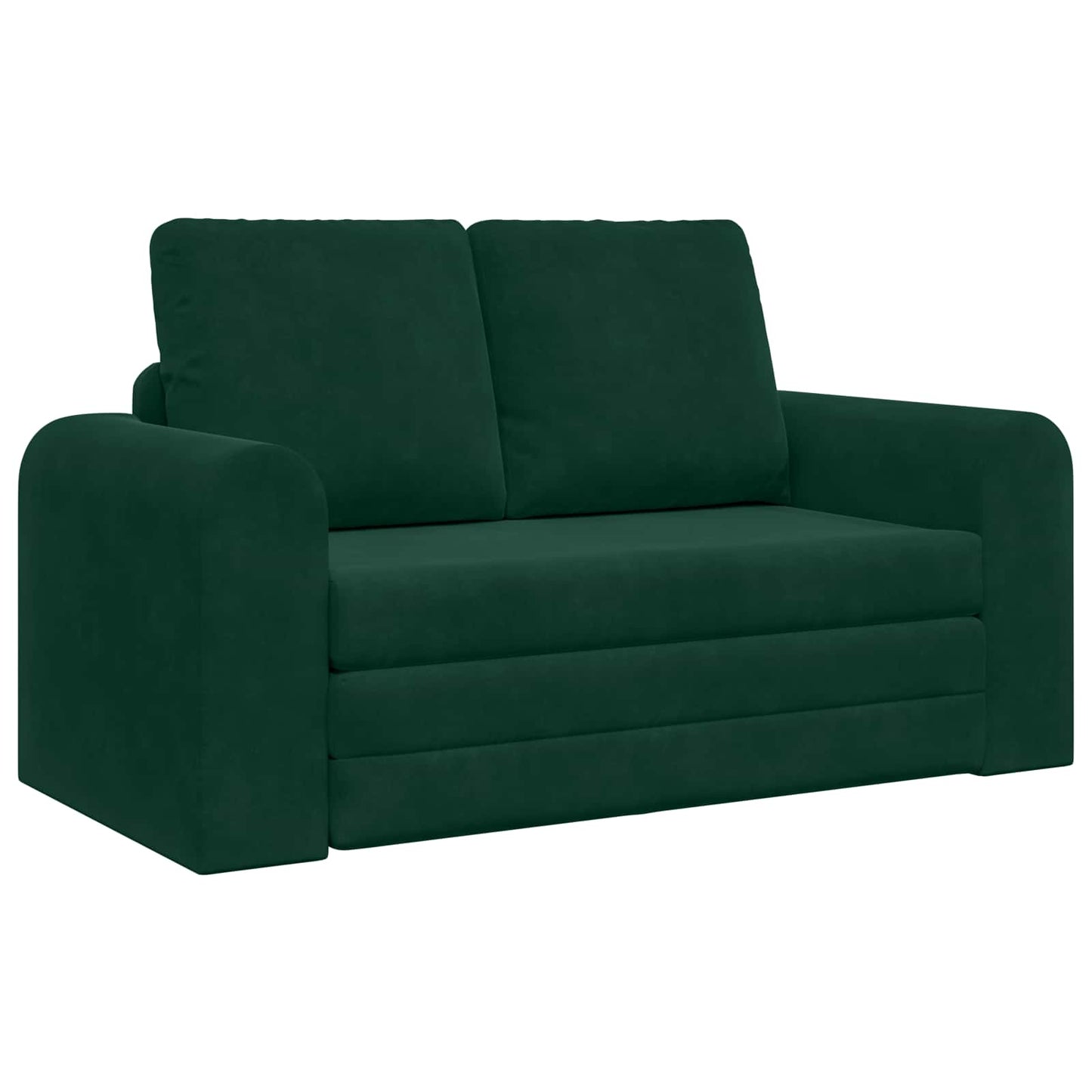Divano letto Verde Scuro 148 x 71 x 83 cm Velluto