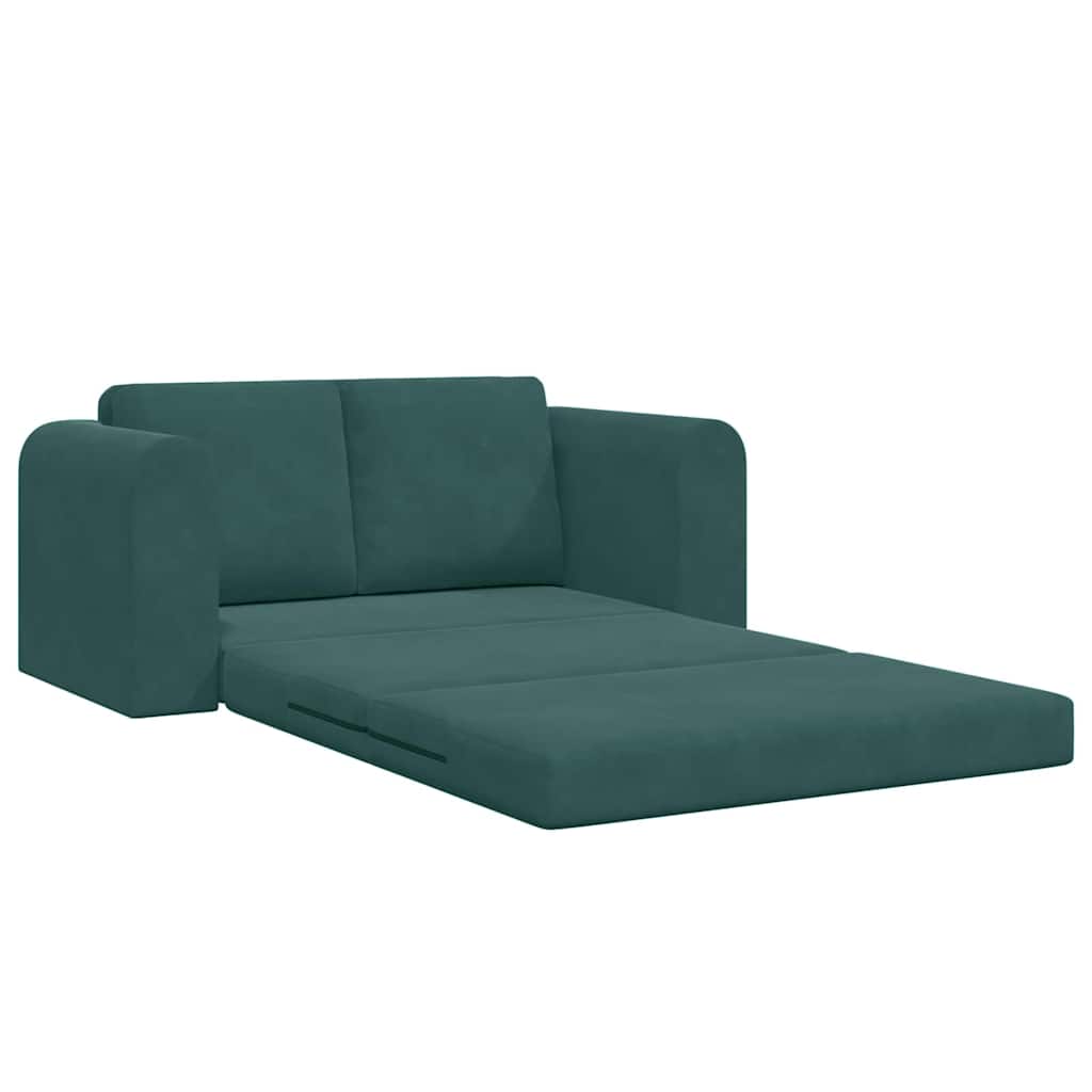 Divano letto 60cm Verde Scuro Velluto - homemem39