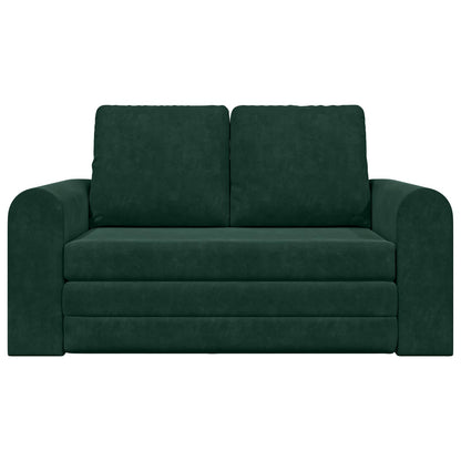 Divano letto Verde Scuro 148 x 71 x 83 cm Velluto