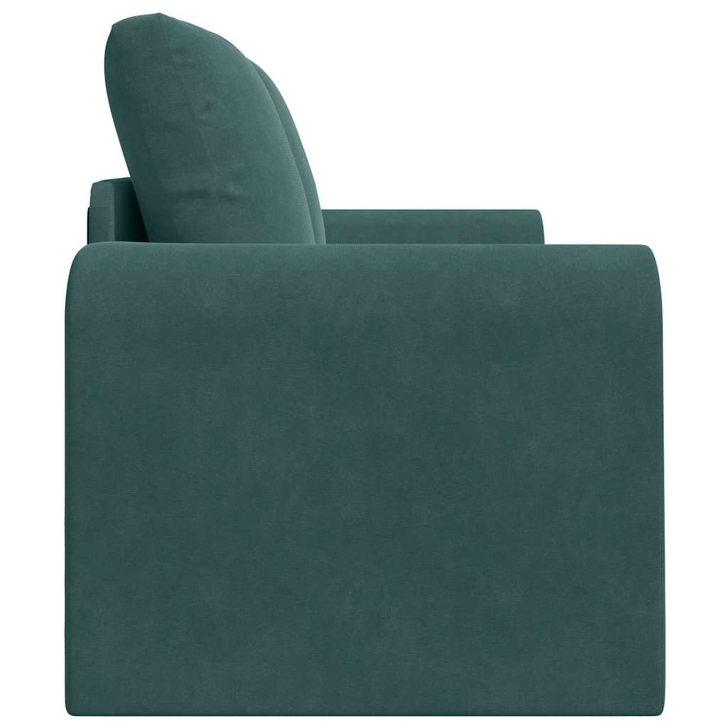 Divano letto 60cm Verde Scuro Velluto - homemem39