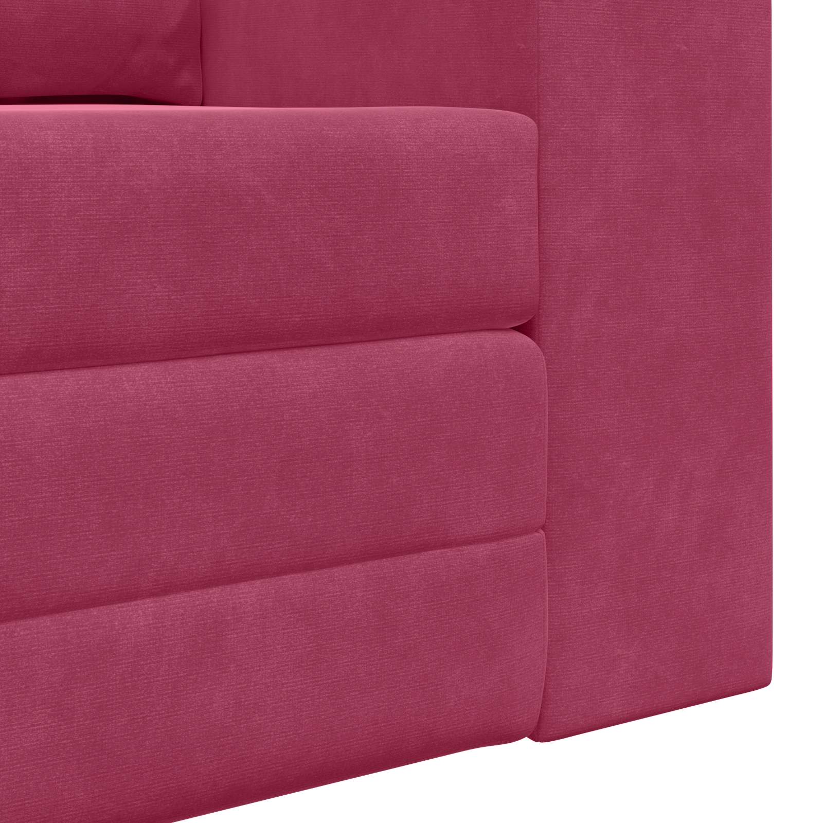 Divano letto Rosso Vino 148 x 71 x 83 cm Velluto | homemem39