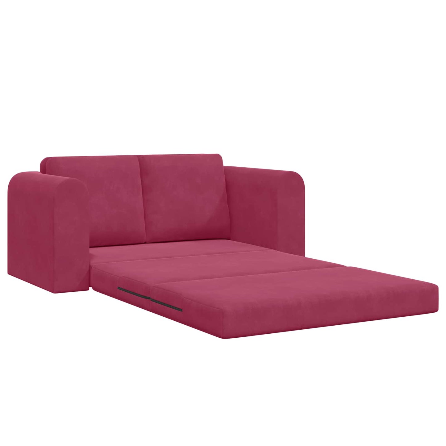 Divano letto Rosso Vino 148 x 71 x 83 cm Velluto | homemem39