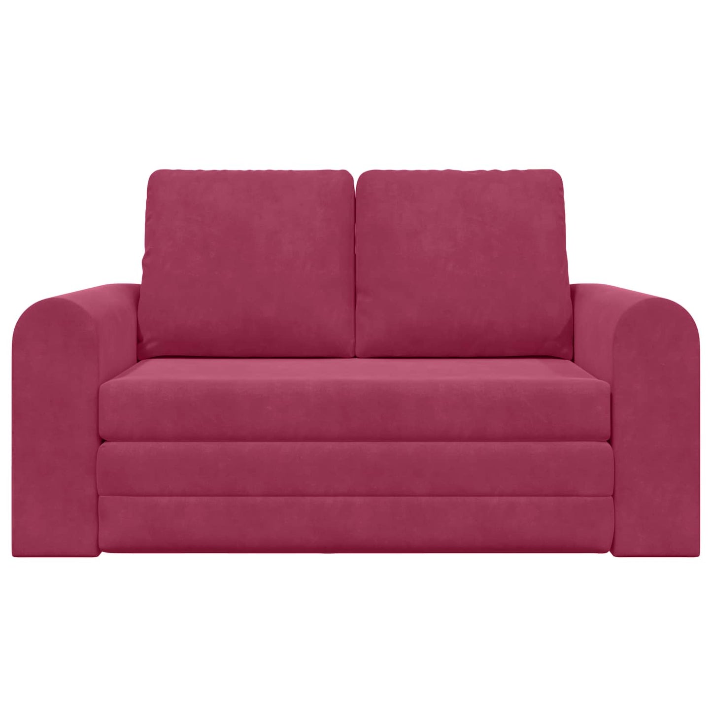Divano letto Rosso Vino 148 x 71 x 83 cm Velluto | homemem39