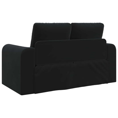 Divano letto Nero 148 x 71 x 83 cm Velluto | homemem39