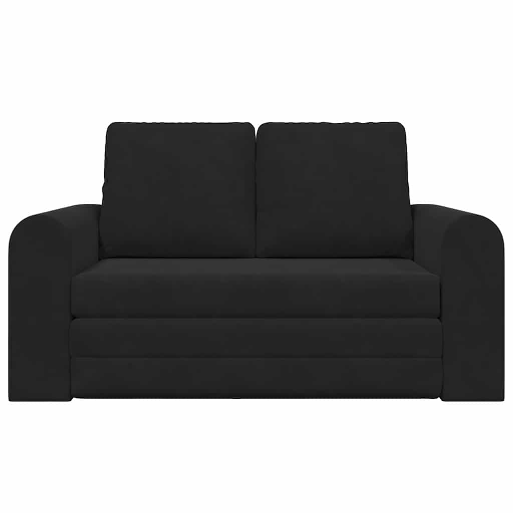 Divano letto Nero 148 x 71 x 83 cm Velluto - homemem39