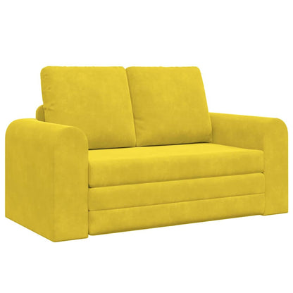 Divano letto 60cm Giallo Velluto