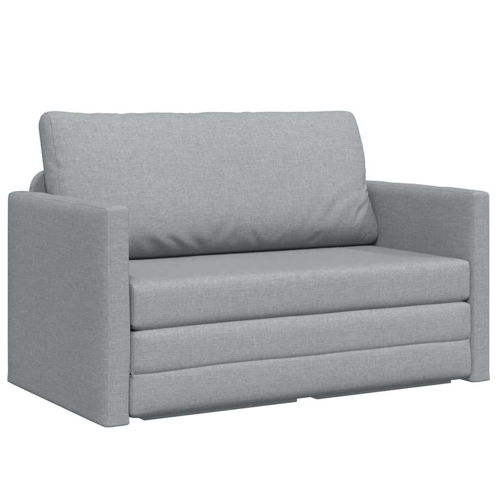 Divano letto 110cm Grigio chiaro Tessuto