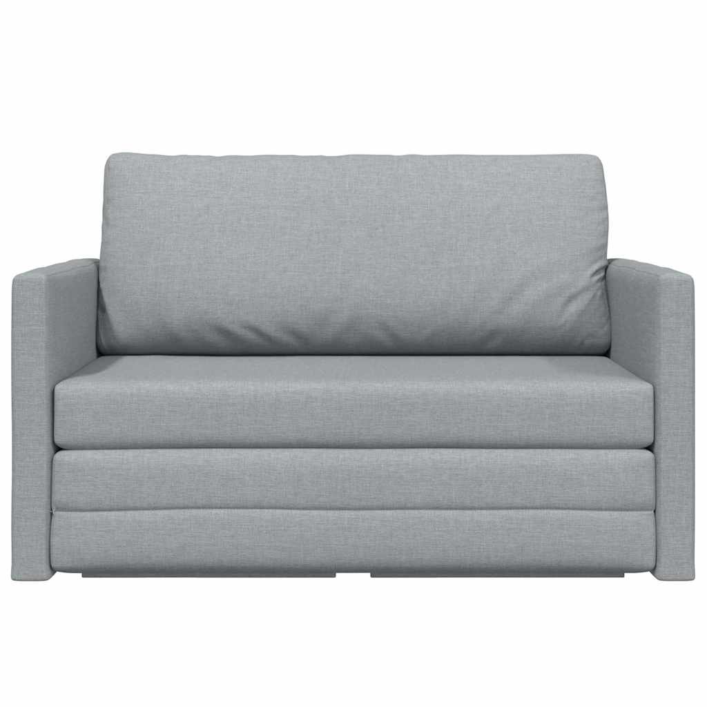 Divano letto 110cm Grigio chiaro Tessuto