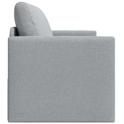 Divano letto 110cm Grigio chiaro Tessuto