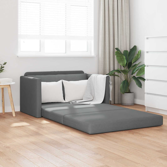 Divano letto 110cm Grigio scuro Tessuto