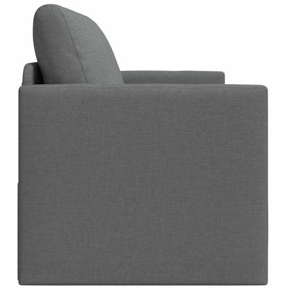 Divano letto 110cm Grigio scuro Tessuto