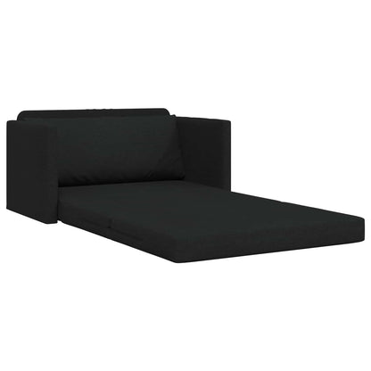 Divano letto 110cm Nero Tessuto