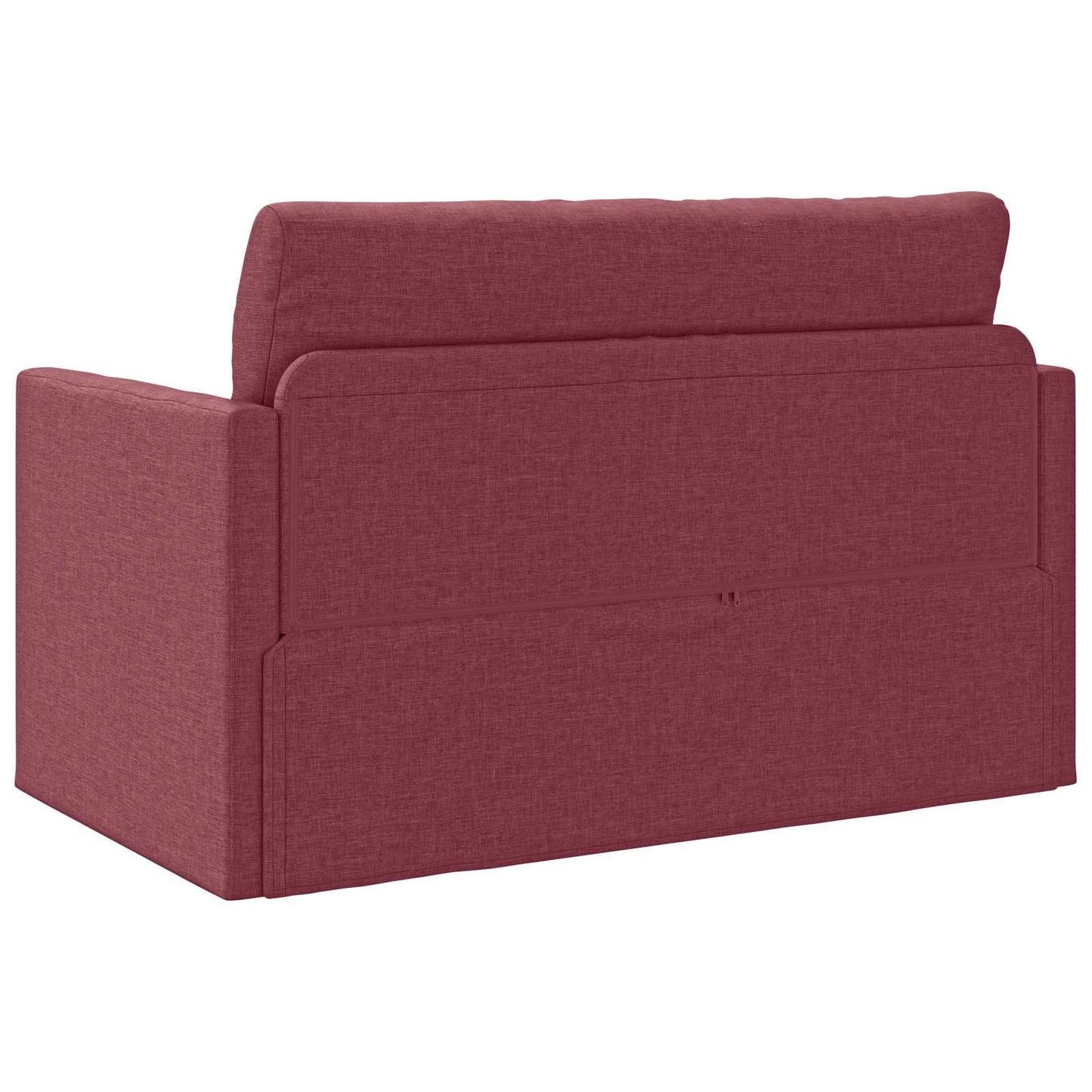 Divano letto 110cm Rosso Vino Tessuto