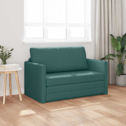 Divano letto 110cm Verde Scuro Tessuto