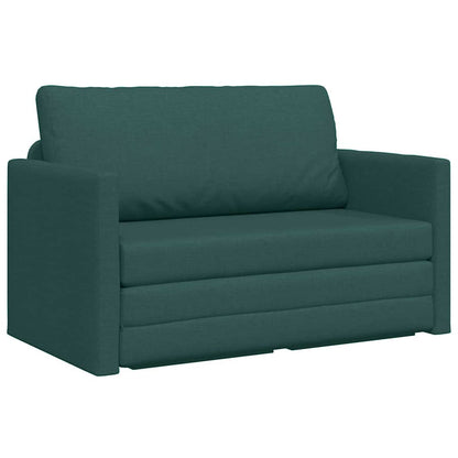 Divano letto 110cm Verde Scuro Tessuto